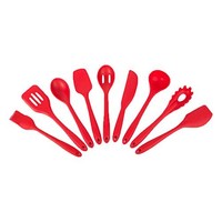 Silicone Kitchen Utensil Set - Set Of 9 (red), New, Free Shipping on sale Silicone Kitchen Utensil Set - Set Of 9 (red), New, Free Shipping on sale