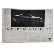 Vintage Feb 1992 Nissan 300ZX Turbo Z Sports Car Print Ad Magazine 2 pages