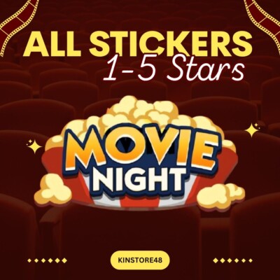 MONO GO COMPLETE ALL STARS   STICKERS | ALL SET  VERY FAST DELIVERY 
