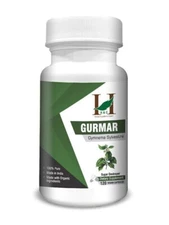 H&C Herbal Ingredients Expert Gurmar Capsules - 450mg (120 Capsules) FS