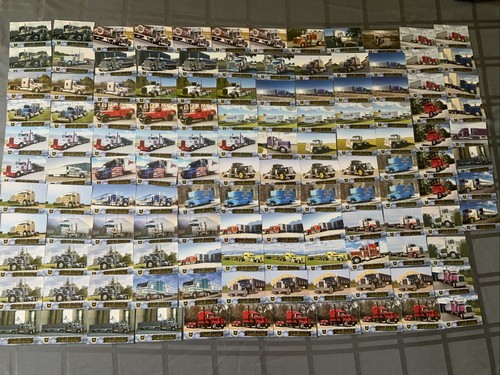 CAT Super Trucks Cards - Super Trucks Limited Edition Lot Of 129 Some Duplicates