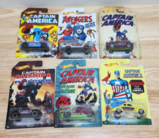 Hot Wheels Captain America Marvel 2015 New Sealed Set of 6 Cars 1:64