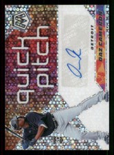2021 Panini Mosaic Quick Pitch Autographs #43 Daz Cameron