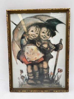 25/3 M.J. Hummel / Wandbild / Goebel / gerahmt / Vintage