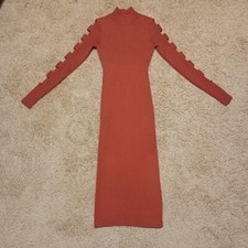 Almost Famous Bodycon Ribbed Dress Size S