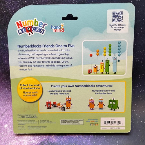 Hand2Mind Numberblocks® Friends One to Five Actionfiguren-Set mit 5 Stück - Neu im Karton - Bild 4 von 5