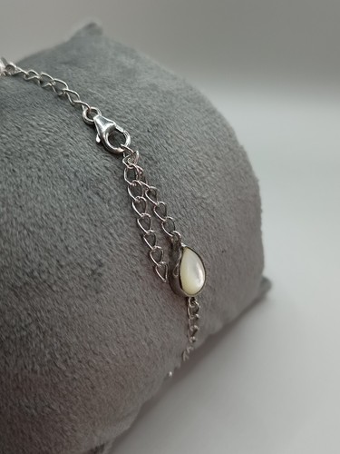 Classic Pearl Bracelet 925 Sterling Silver Genuine Freshwater Pearls Jewelry - Picture 7 of 8