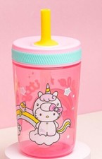 Hello Kitty Tumbler Sippy Cup - Leak Proof Screw on Lid w/Straw 15 oz
