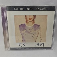 Taylor Swift Karaoke: 1989 by Swift, Taylor CD DVD, 2015, 2-Disc Big Machine