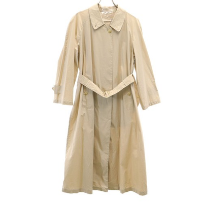 #ad Burberrys 90s Old Washer processing Stainless collar coat 7A3 spring Women $198.00