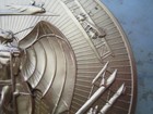 1981 Maco Aviation Themed Calendar Medallion Bronze ~ Marcel Jovine — photo 5