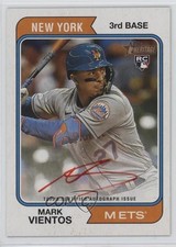 2023 Topps Heritage Real One Special Edition Red Ink 56/74 Mark Vientos Auto w5p