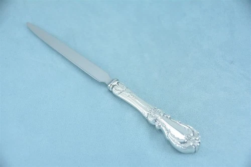 Reed & Barton Burgundy Sterling Silver 8" Letter Opener No Monogram