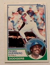 1983 Pedro Guerrero Topps # 425
