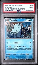 2024 POKEMON SVP EN-SV BLACK STAR PROMO #156 QUAGSIRE PSA 9