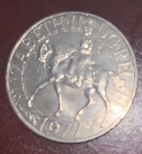 1977 Queen Elizabeth II Silver Jubilee Crown Coin