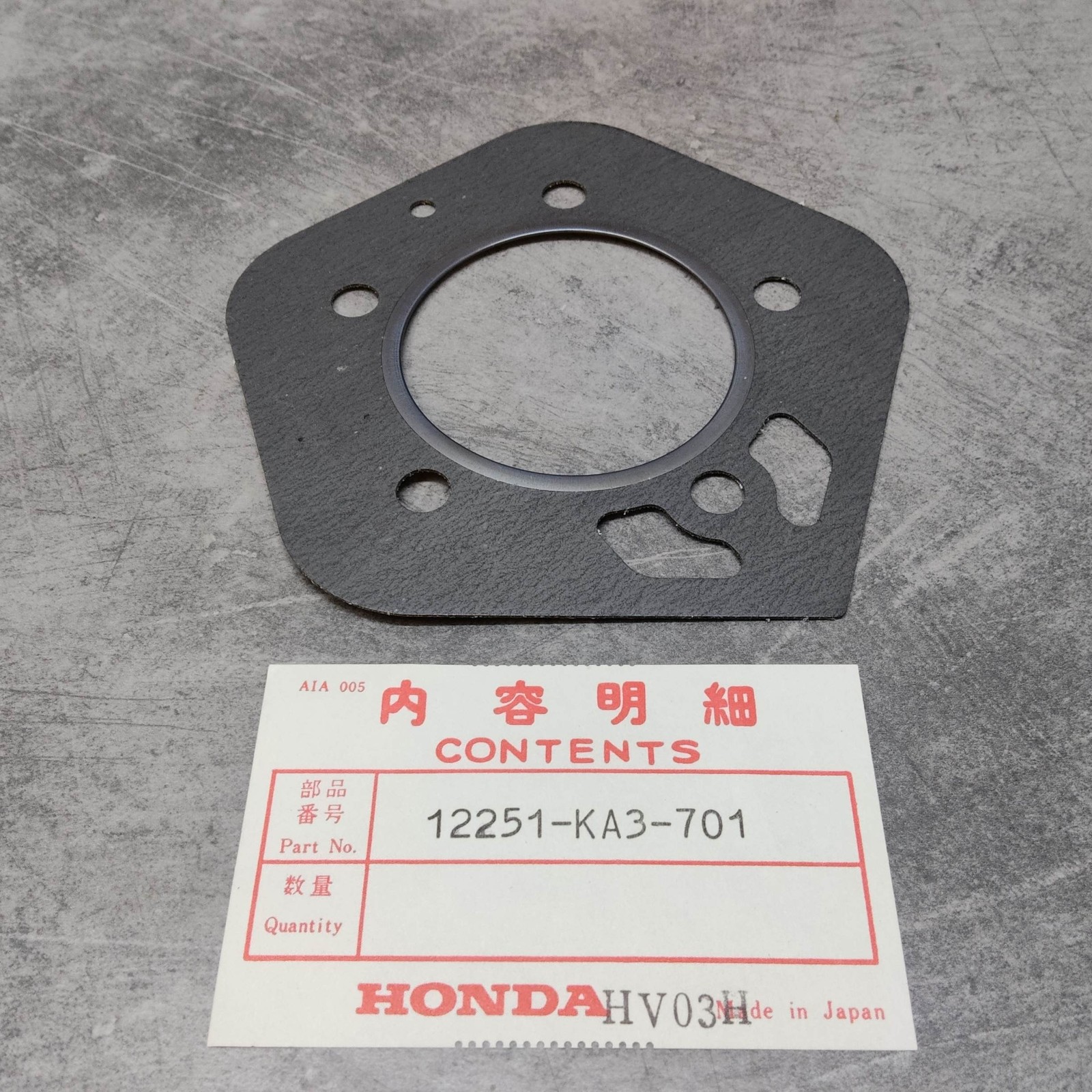 Joint culasse CR125RC 82 HONDA pour restaurer votre moto cross de c