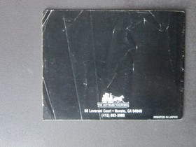 RARE! Original 1993 NINTENDO NES MARIO'S TIME MACHINE INSTRUCTION BOOKLET ONLY 