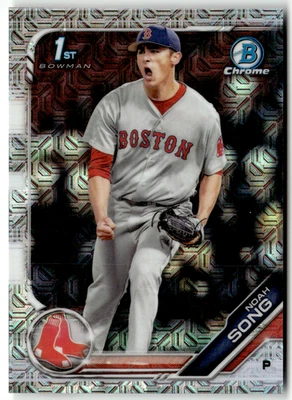 2019 Topps Bowman Chrome MLB No. BDC-99 Noah Song Mojo Prizm - Bild 1 von 2
