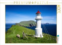 Calvendo Puzzle Lighthouse On Mykines, Faroe Islands | 1000 Pieces, Finished Siz