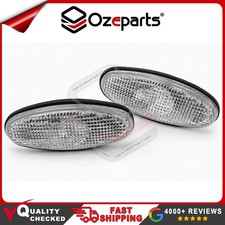 Pair LH+RH Clear Guard Side Indicator Flasher Holden Commodore VR VS VT VU VX