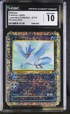 CGC 10 GEM MINT Articuno 2/110 Legendary (Collection) Reverse Holo Pokemon Card on eBay