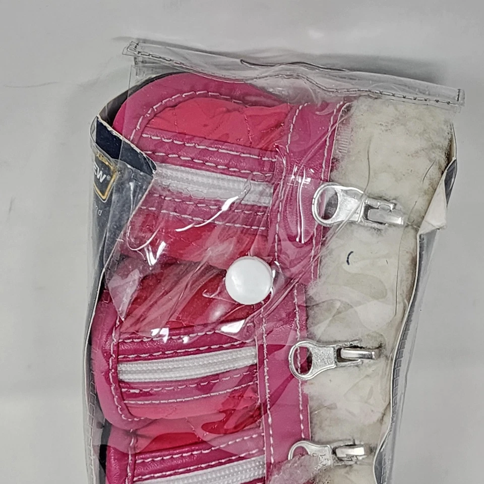 Pup Crew Dog Shoes Medium Set of 4 Boots Zip Ankle Strap Rain Snow Paw Protectio - Image 3 of 4