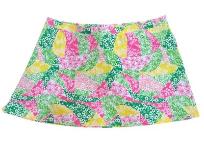 Lilly Pulitzer women's Harrell Wing Ding Of A Patch swim skirt Size Small