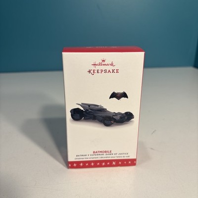Hallmark Keepsake Ornament Batmobile Batman VS Superman Dawn Of Justice 2016 NEW
