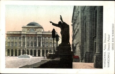 Ak Warszawa Warschau Polen, Staszic Palast - 11064653
