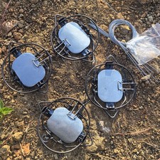 (4 TRAPS) 4-3/10" Coil Spring Trap Mouse Rat Coyote Raccoon Nutria Mink Nuisance