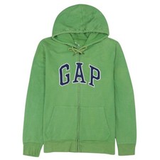 GAP Damen grüner Hoodie mit durchgehendem Re...