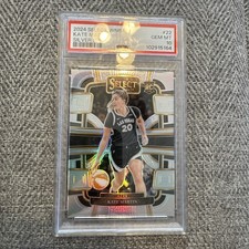 2024 Panini Select WNBA - Kate Martin #22 RC Concourse Silver Prizm PSA 10