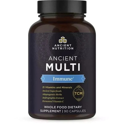 Ancient Nutrition Ancient Multi Immune 90 Capsules, Free & Fast Ship | Pack of 1