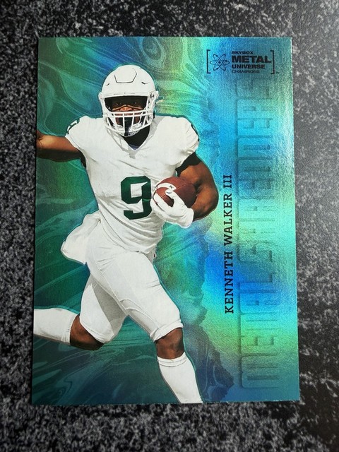 2022 Metal Universe - Metal Shredders Kenneth Walker III Rookie Seahawks Chiefs