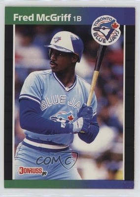 1989 Donruss Fred McGriff (*Denotes on Back) #70 HOF 1s8
