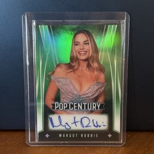 2025 Leaf Pop Century Margot Robbie 1/1 Green Auto Autograph Card Harley Quinn