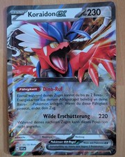 Koraidon ex XXL Jumbo Karte Pokémon Karte Trading Card Deutsch