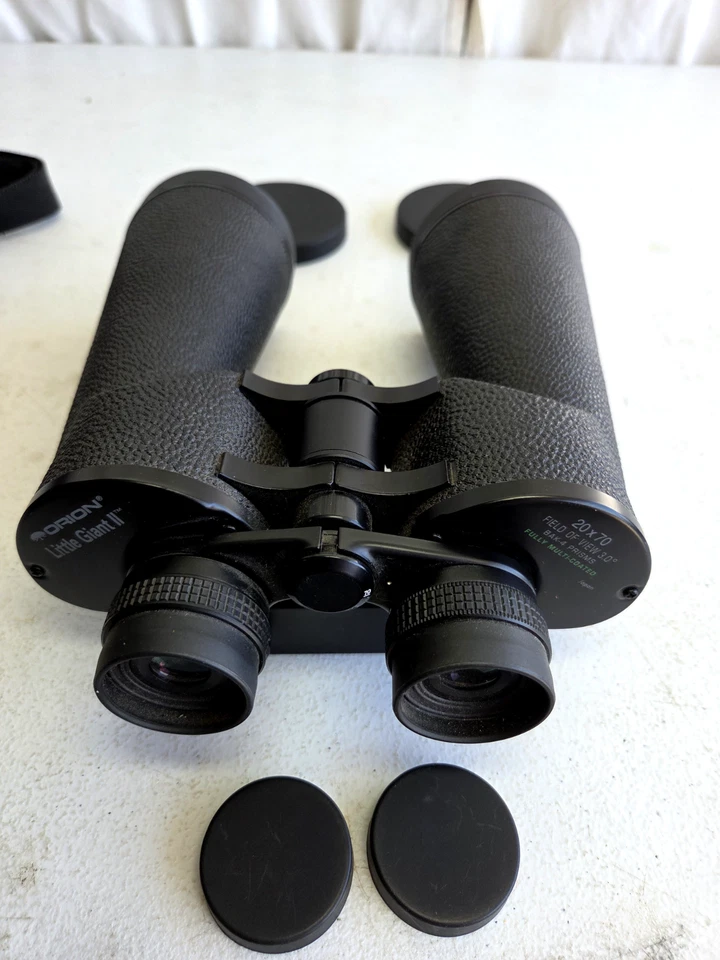 Orion 20 x 70 Binoculars. Excellent. Carrying case black. - Image 2 of 4