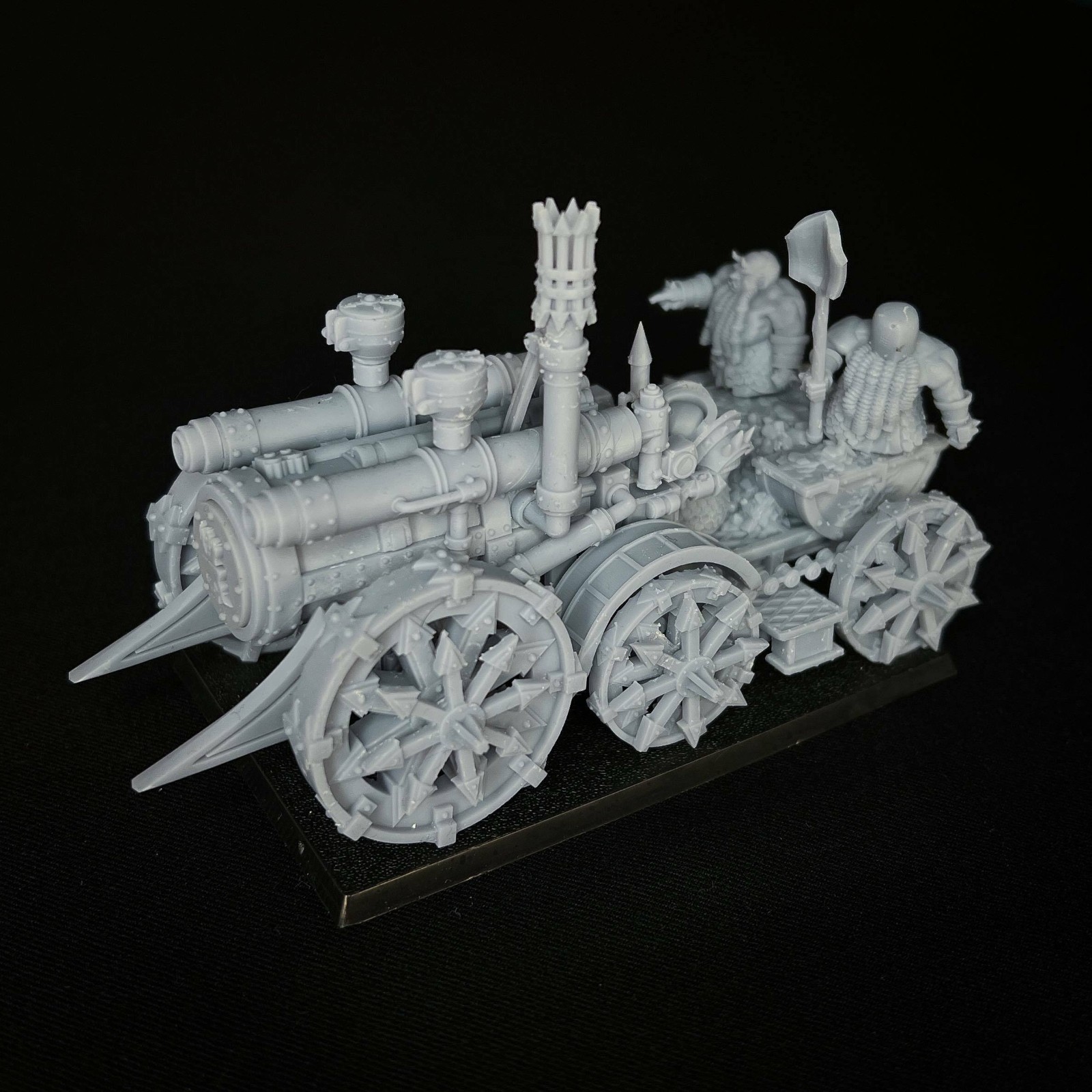 Malla Malvada Enano Hierro Demonio Tren 28mm