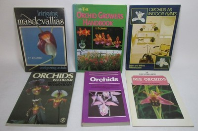 Orchids themed book collection x 6 titles, job lot, illustrated.