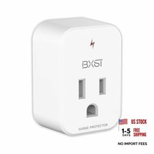 Single Outlet Surge Protector for Refrigerator Small Wall Tap 120V-1 Pack