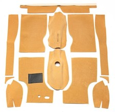 MORRIS MINOR MOULDED COMPLETE BISCUIT CARPET SET 1956-71 ALL MODELS RHD - CK746