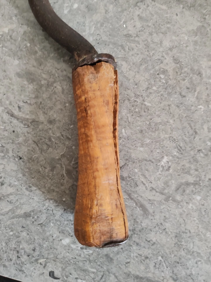 Ancien Crochet Tire Paille. Outil Agricole Ancien - Photo 3/4