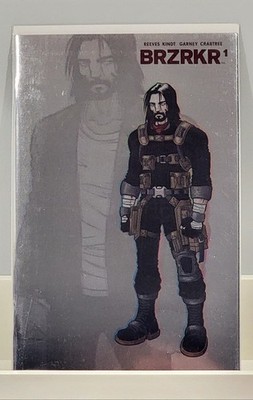 BRZRKR #1 4th Print Foil Keanu Reeves Ron Garney Matt Kindt Boom Studio 2021