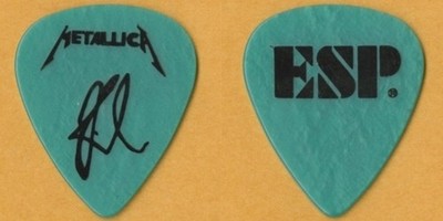 Metallica 1993 ESP vintage Kirk Hammet signature large ESP logo Guitar Pick