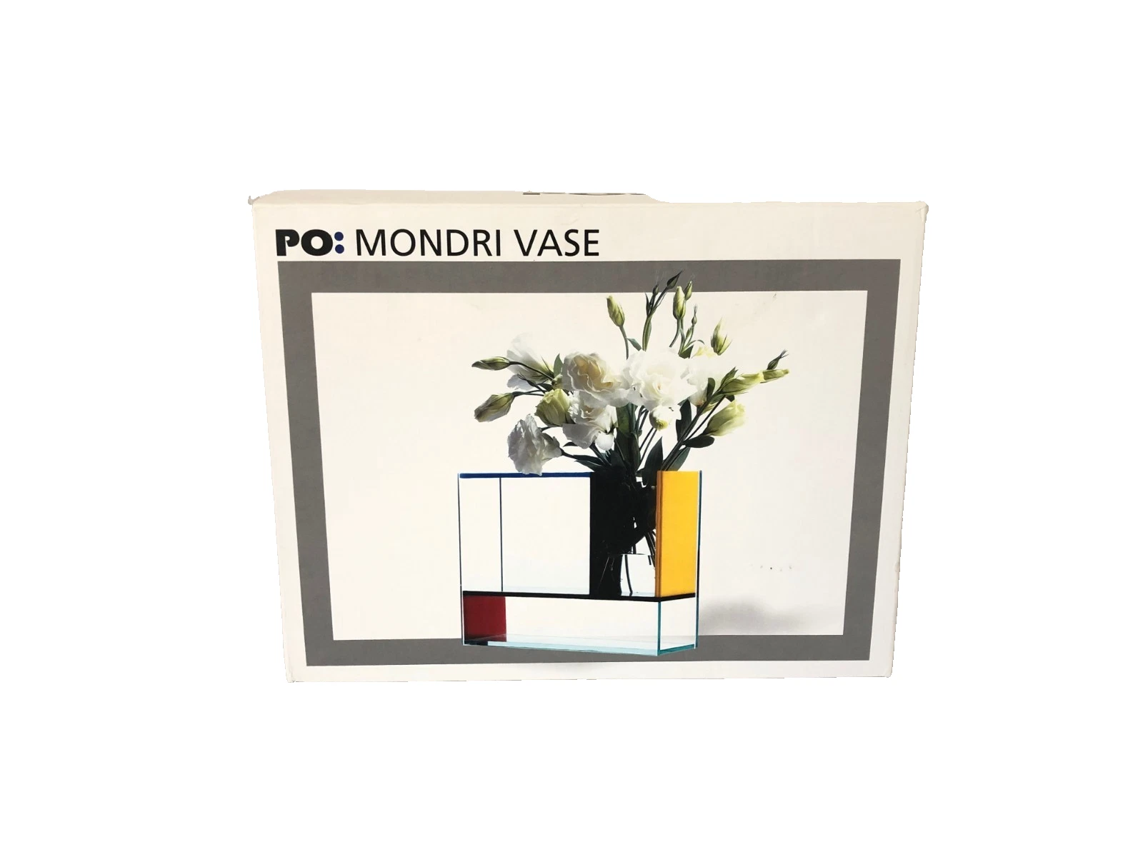 PO Mondri Vase Primary Colors w Original Box 3 in 1 Acrylic Pop Art Style
Opens in a new window or t