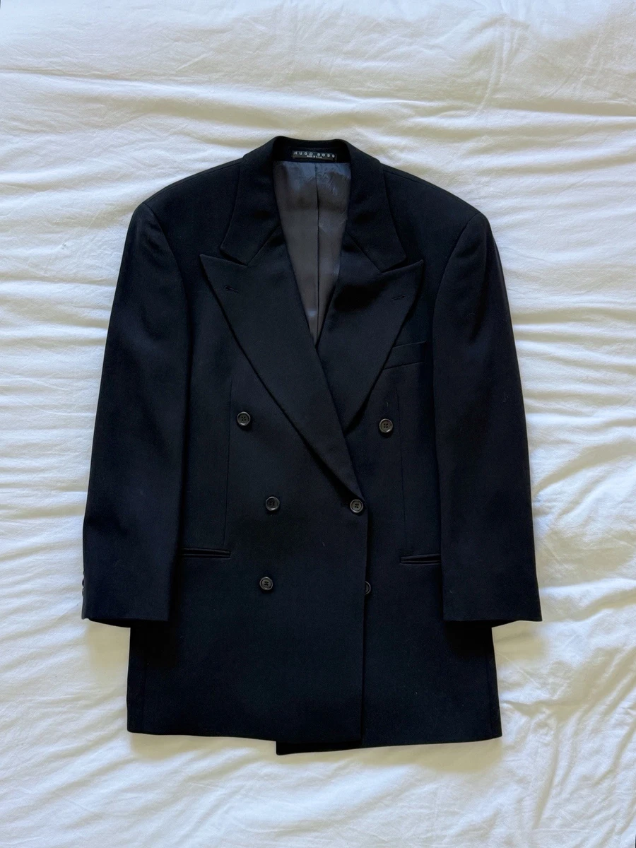 HUGO BOSS Blue Double-Breasted Suits & Blazers for Men for sale | eBay