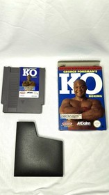 George Foreman's Ko Boxing NES Boxed w/out manual & dk64 plastic storage case