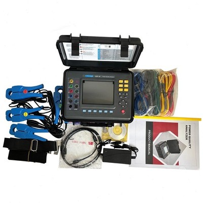 Power Quality Measurement Equipment with 4PCS Sensor 0.10A-100A 40Hz-70Hz